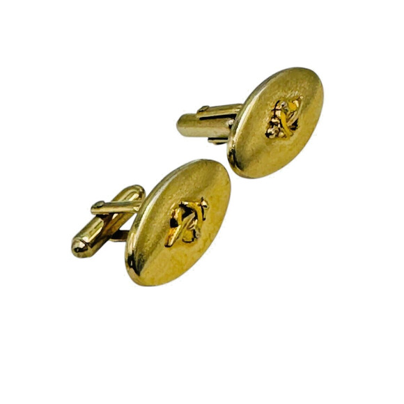 Shriners Vintage Signed ANSON Cuff Links masonic Scottish Rite - Picture 7 of 7